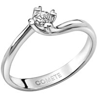 Anello Comete Donna Solitari in Oro bianco Diamante ANB 2382 - ANB 2382
